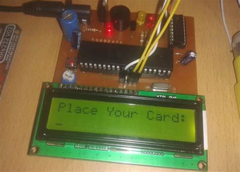 rfid based attendance system using 8051 project code|microcontroller rfid.